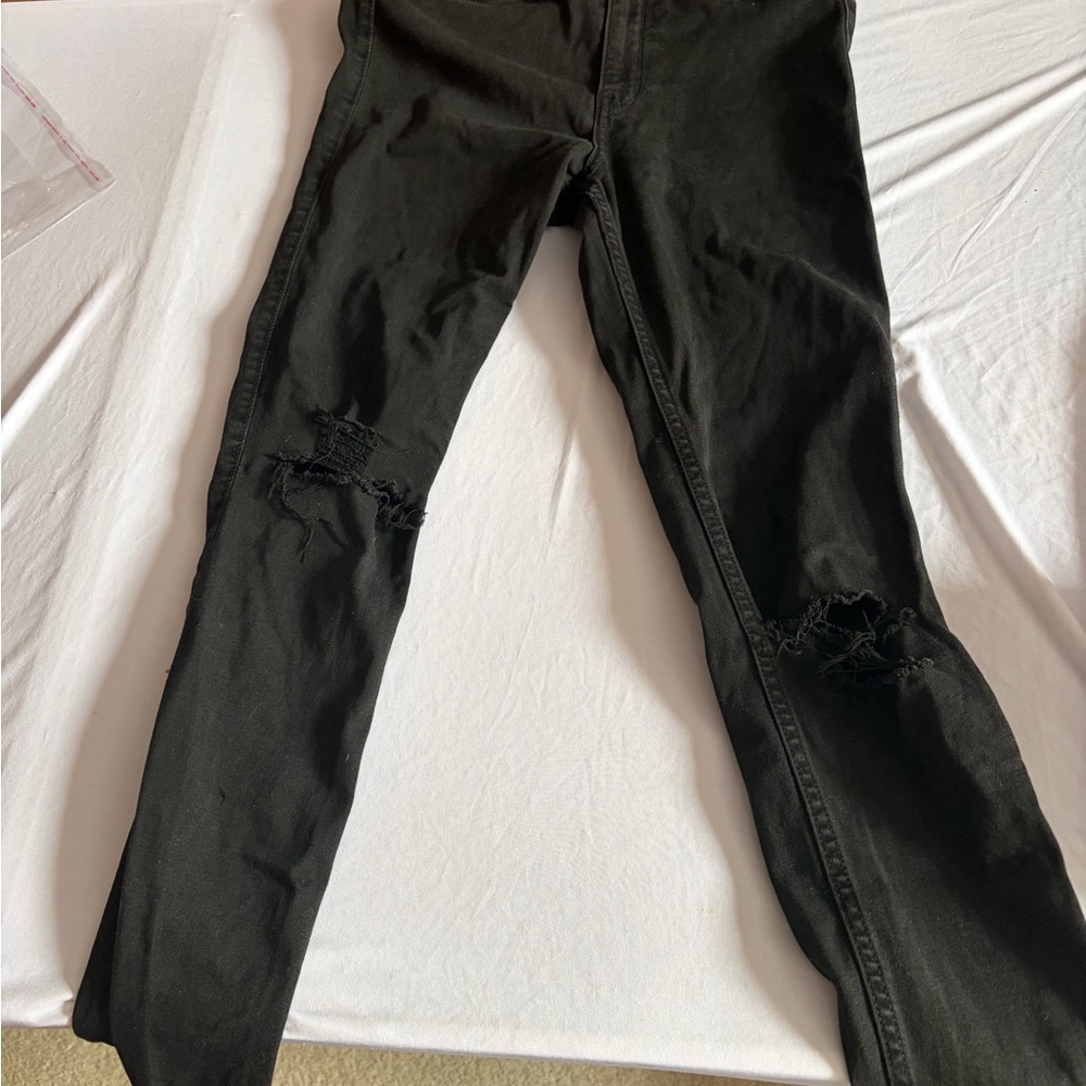 Hollister Women's Skinny Jeans in Black 7L‎ - Picture 3 of 5